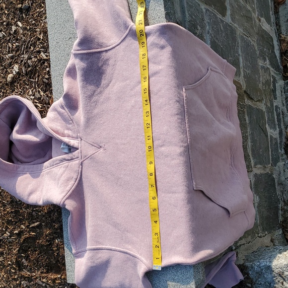 Lululemon W3DVBS All Yours Fleece Hoodie In Heathered Pink Taupe Size 8 - Picture 8 of 14